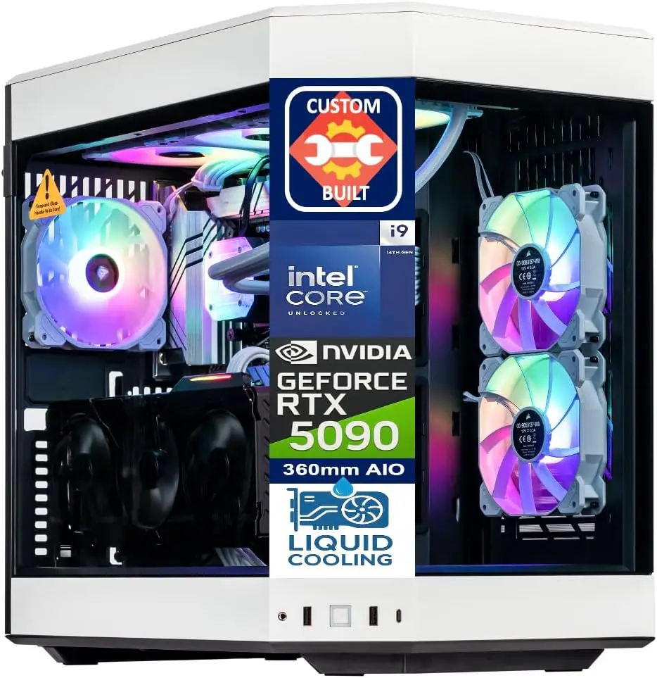 Rtx 5090 32Gb - Velztorm White Praetix – игровой настольный