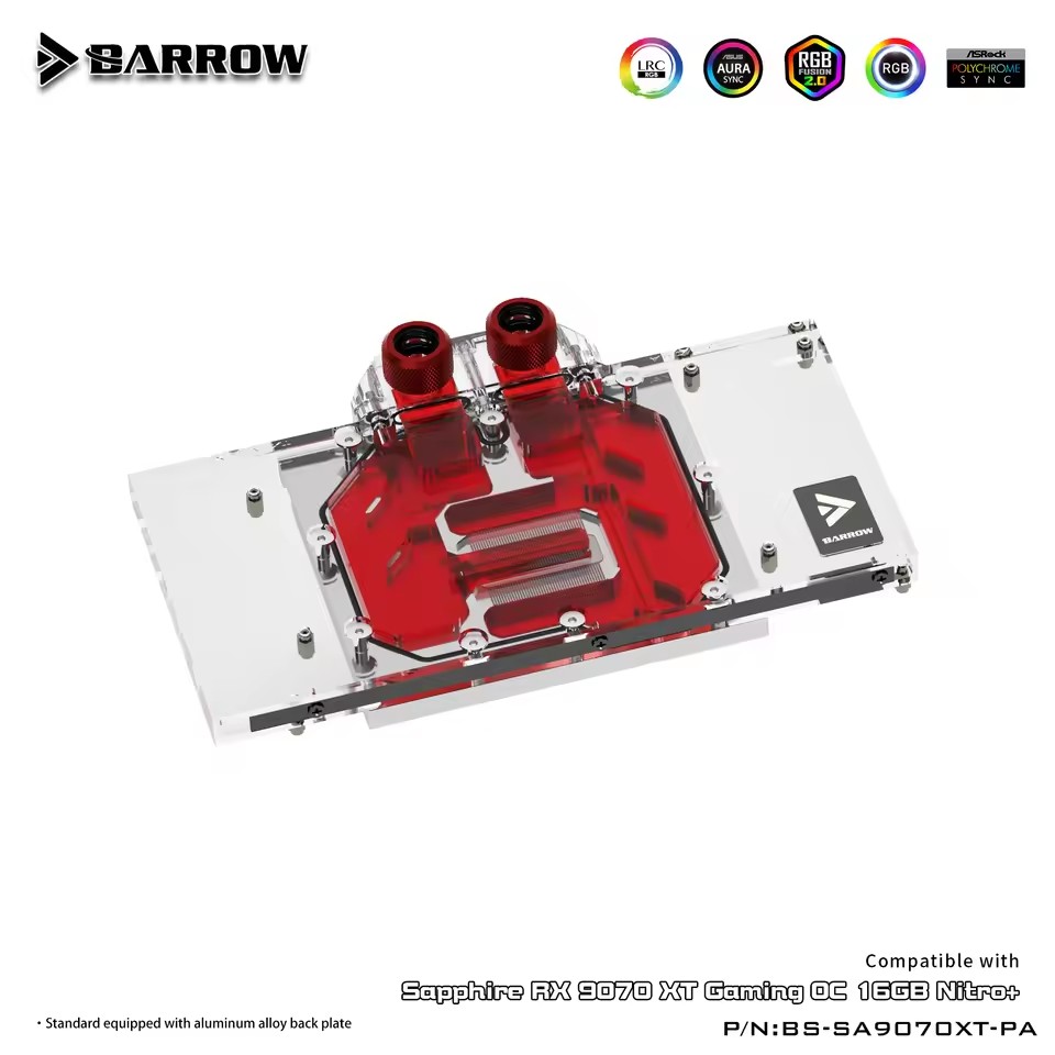 Водяной блок графического проц – обзор и цена Rx 9070 16Gb