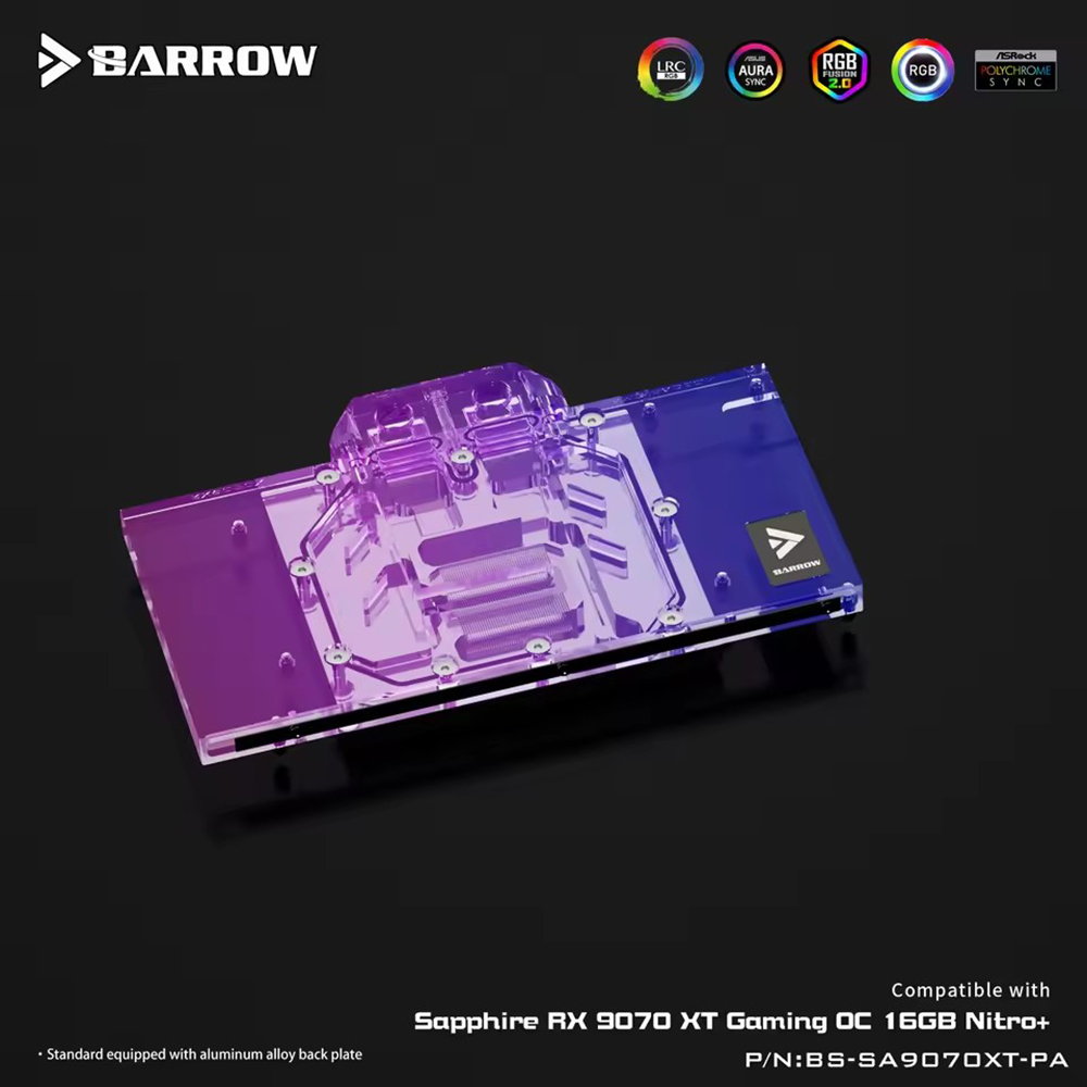Водяной блок графического проц – обзор и цена Rx 9070 16Gb