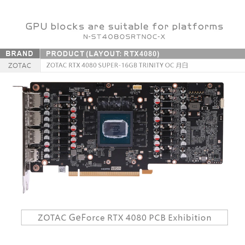 Блок водяного охлаждения Byksk – обзор и цена Rtx 4080 Super 16Gb
