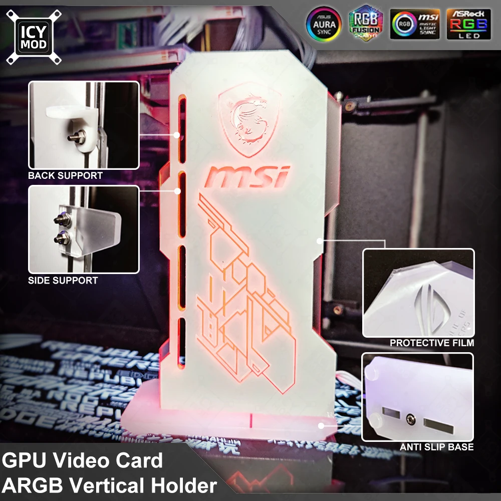 Держатель для видеокарты ARGB  – обзор и цена Desktop Gaming Gpu 32Gb