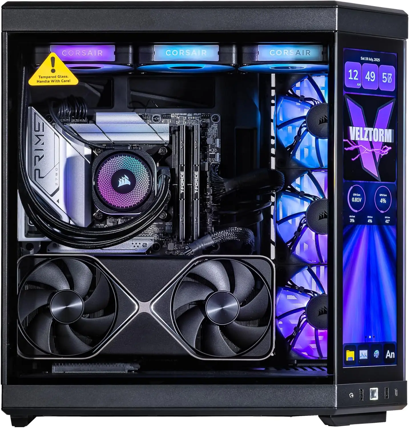 Velztorm LCD Black Praetix – и – обзор и цена Rtx 5090 32Gb